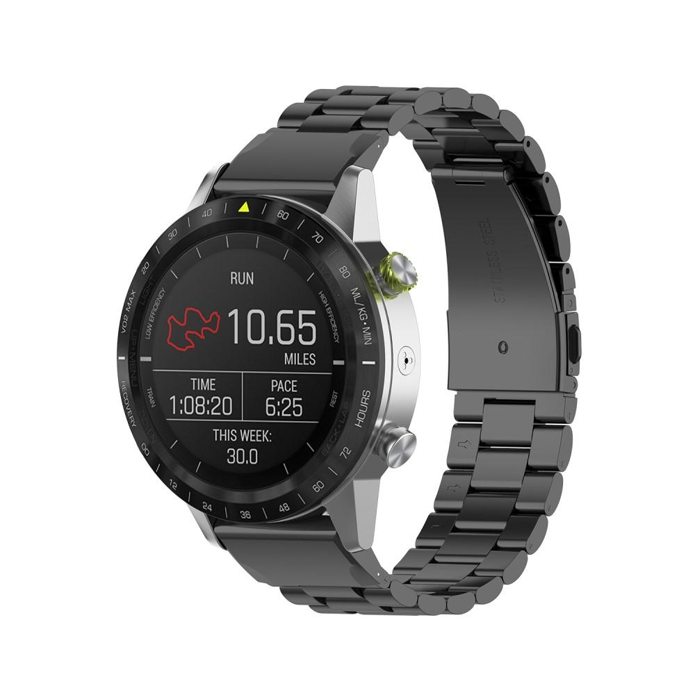 Garmin Fenix 8 51mm Elegant lenkereim i metall, Svart