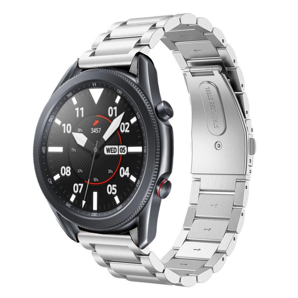 Samsung Galaxy Watch 3 41mm Elegant lenkereim i metall, Sølv