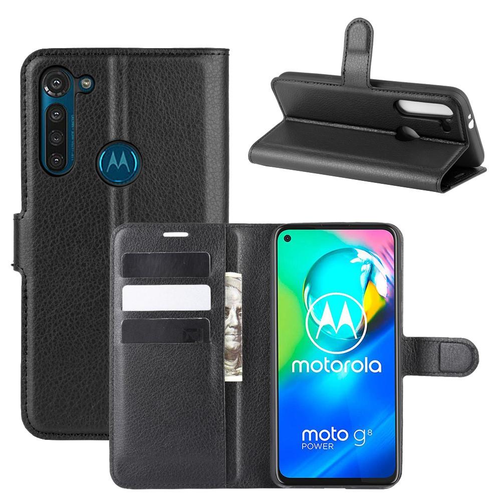 Motorola Moto G8 Power Enkelt mobiletui, Svart