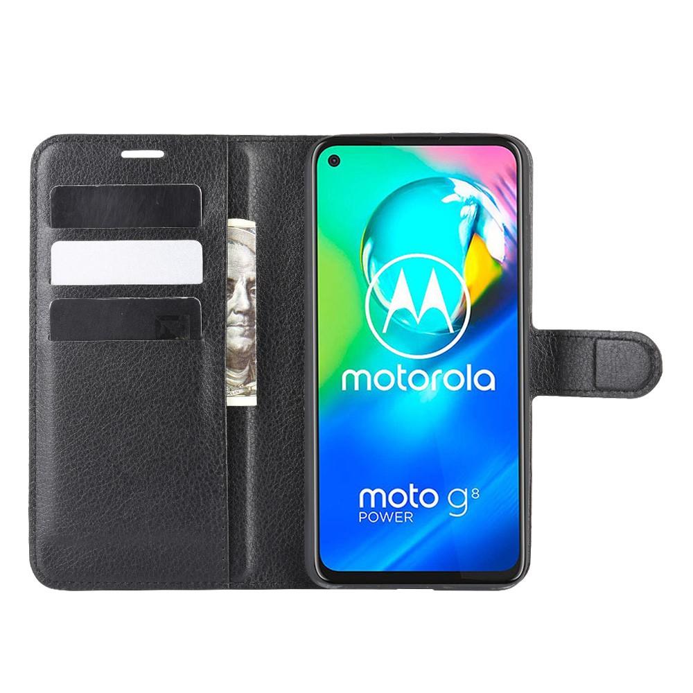 Motorola Moto G8 Power Enkelt mobiletui, Svart