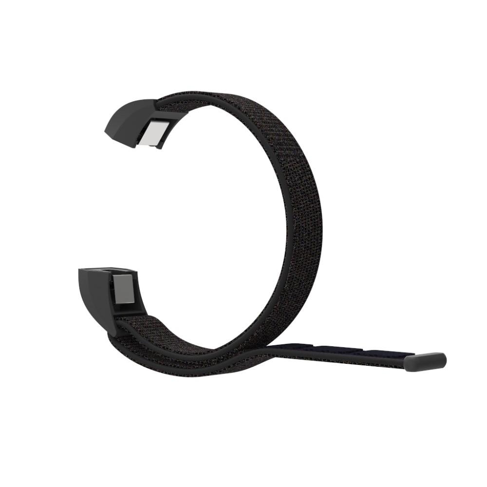 Fitbit Alta HR/Alta Reim i nylon, Svart