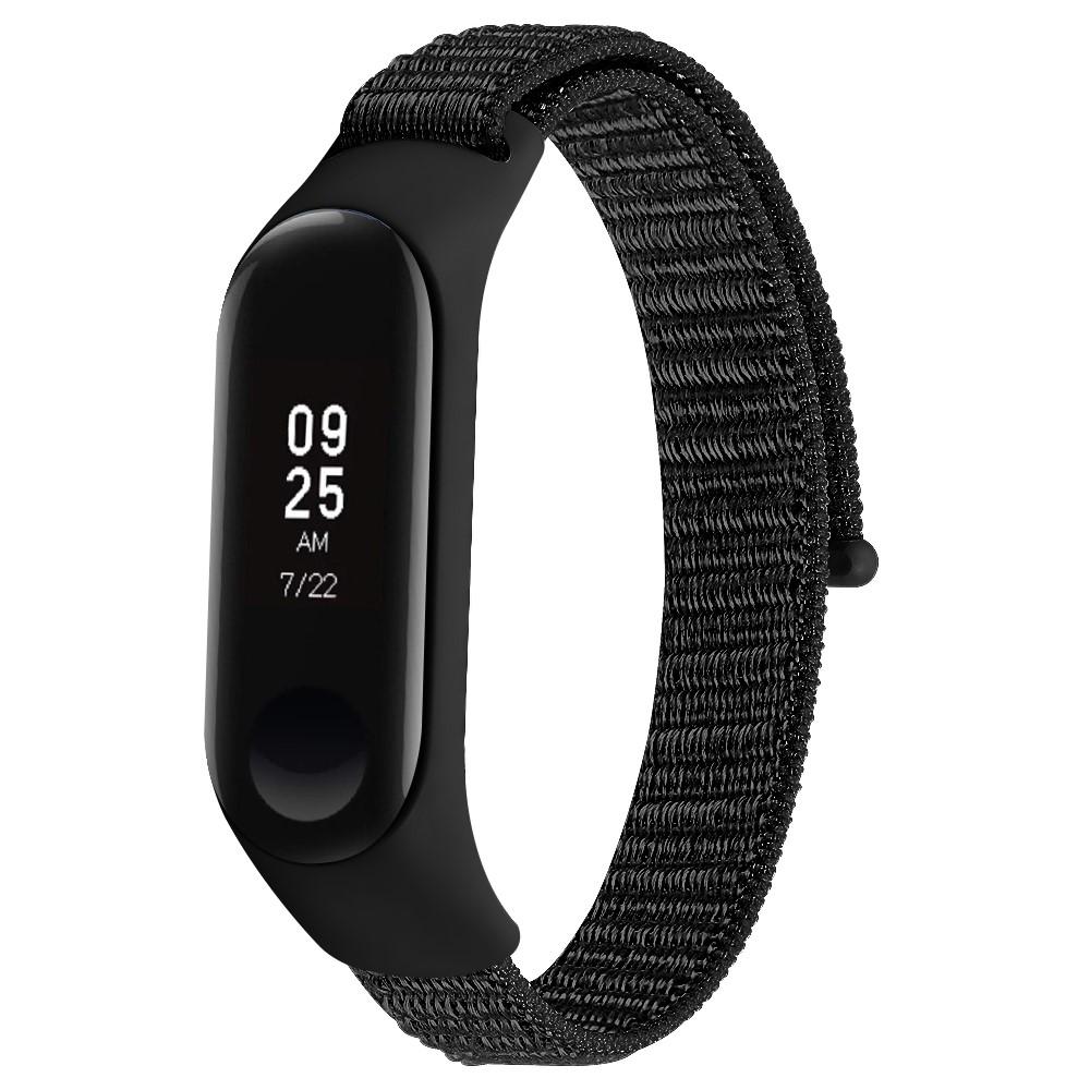 Xiaomi Mi Band 4/Mi Band 3 Reim i nylon, Svart