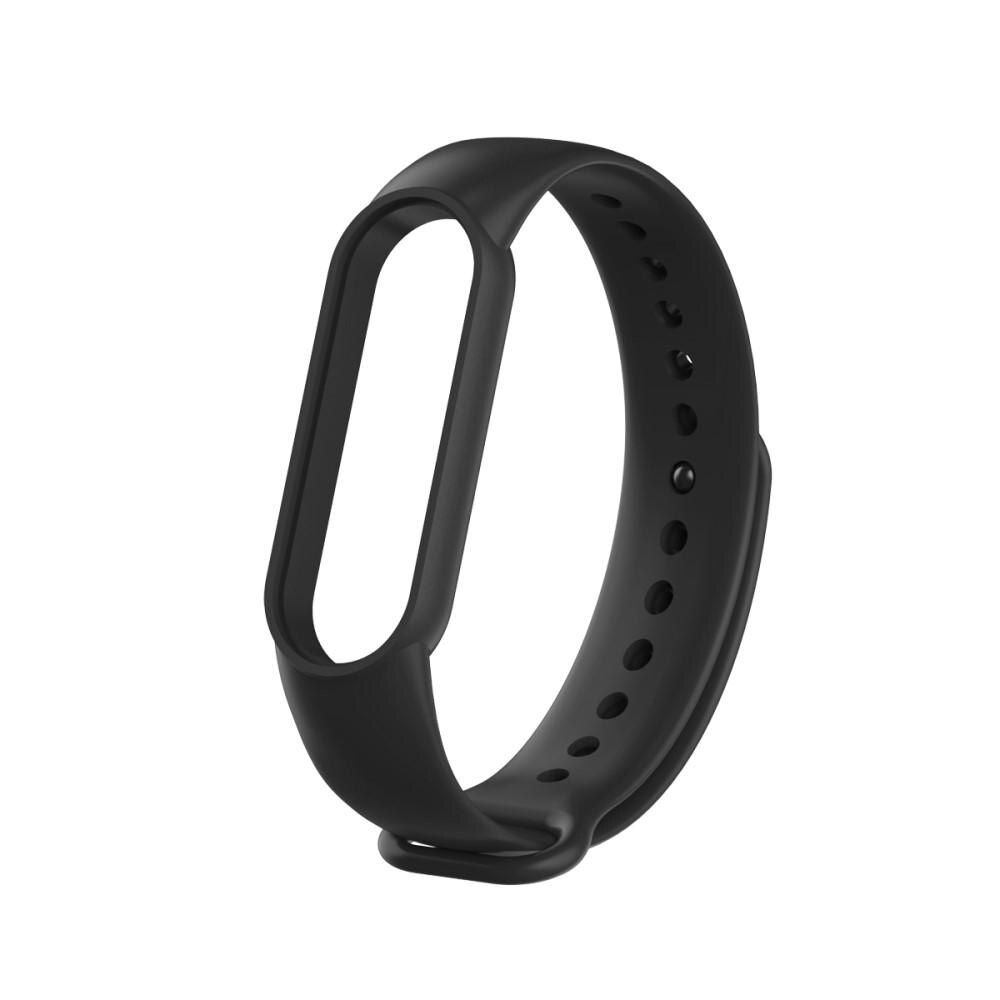 Xiaomi Mi Band 5/Mi Band 6 Reim i silikon, Svart