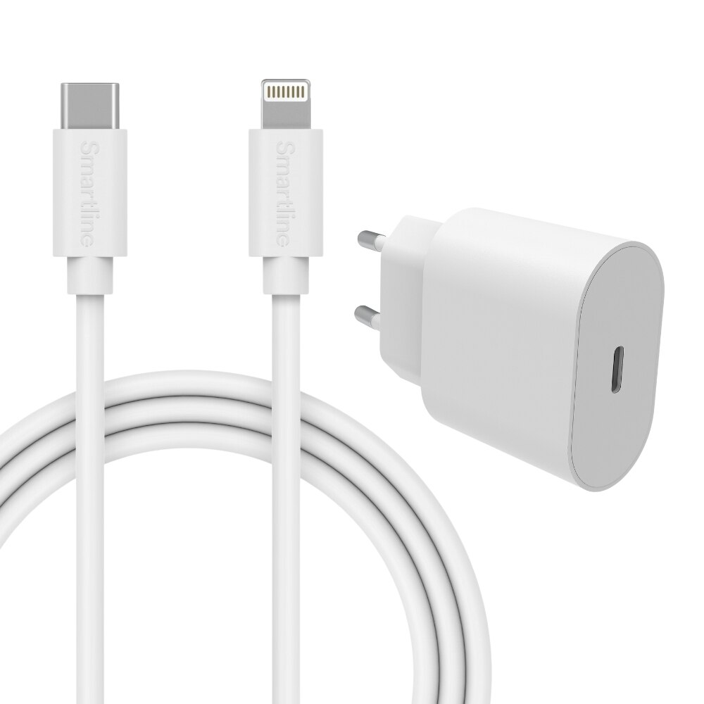 iPhone - Kit for optimal lading med 2m Lightning-kabel, Hvit