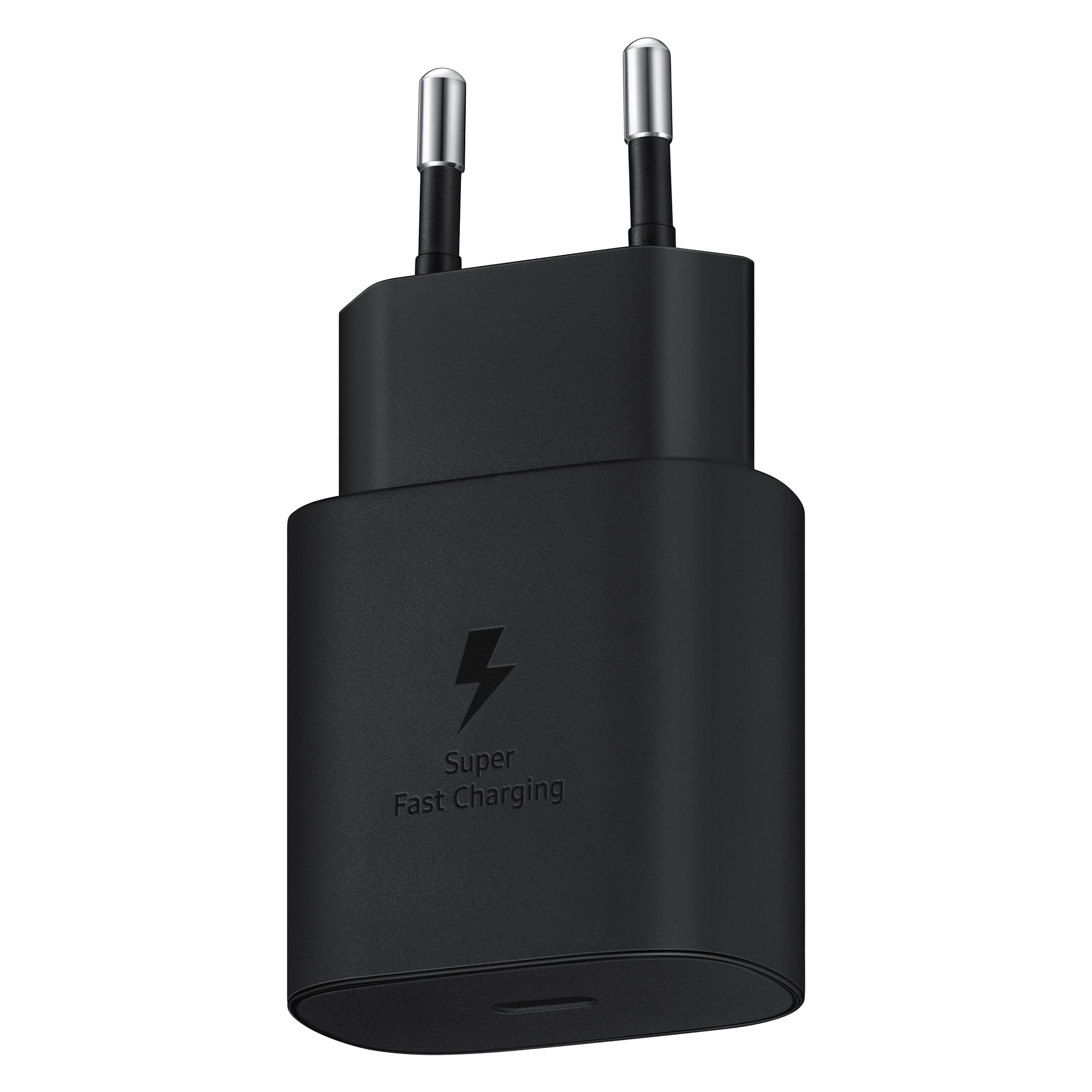 Vegglader USB-C Hurtiglading PD 25W, Svart