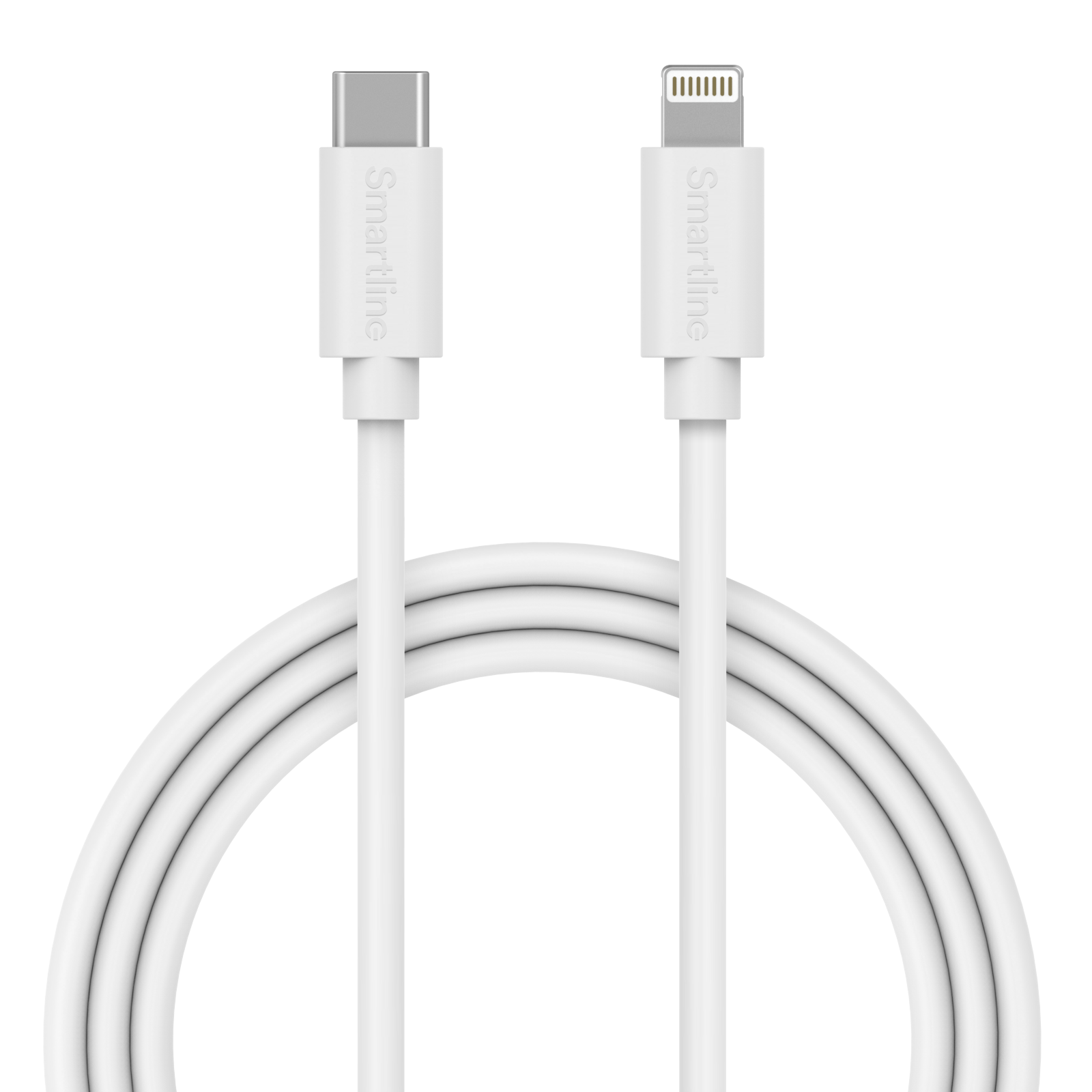 Ladekabel 1m Lightning - USB-C, Hvit