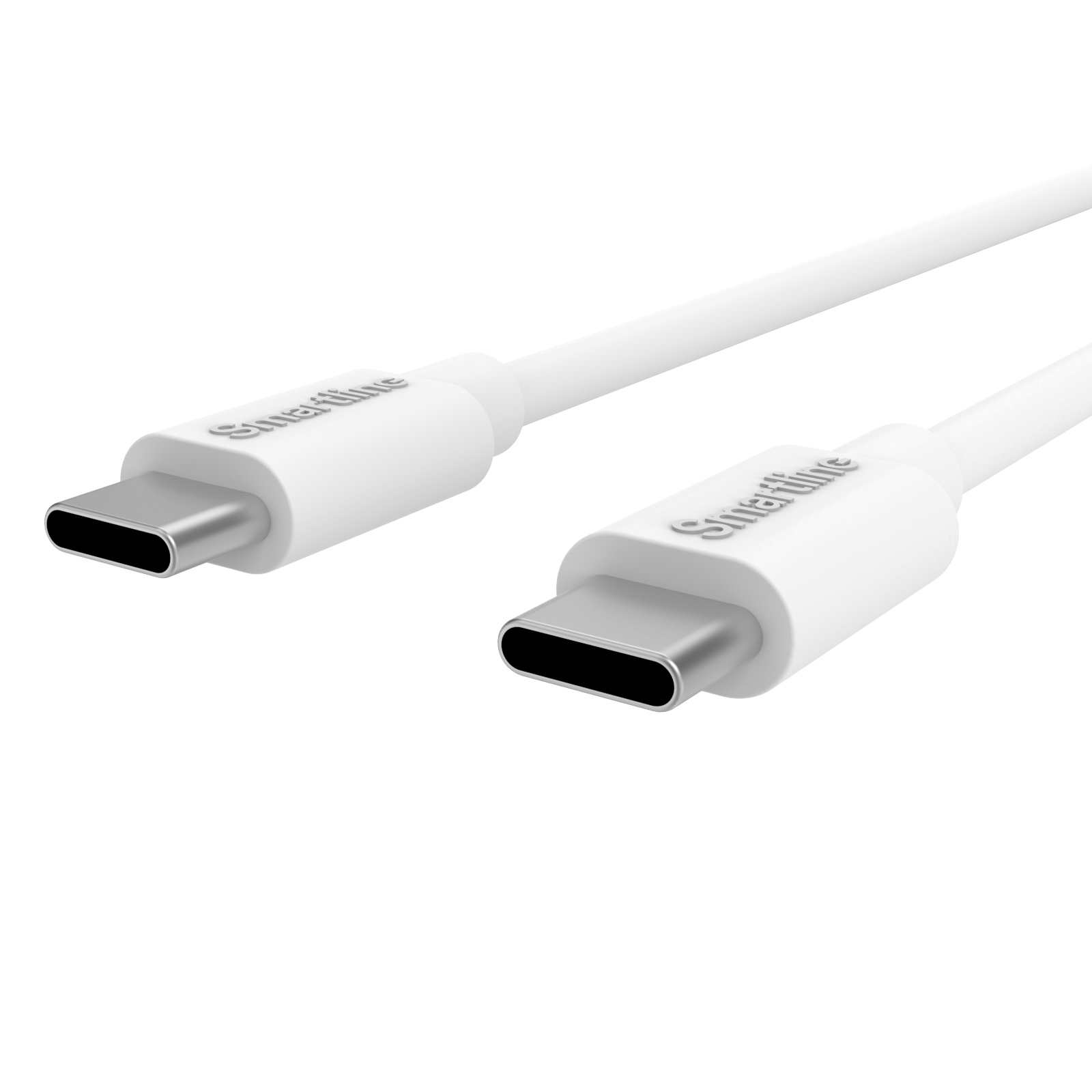 Billader USB-C til USB-C - 1m kabel & lader - Smartline