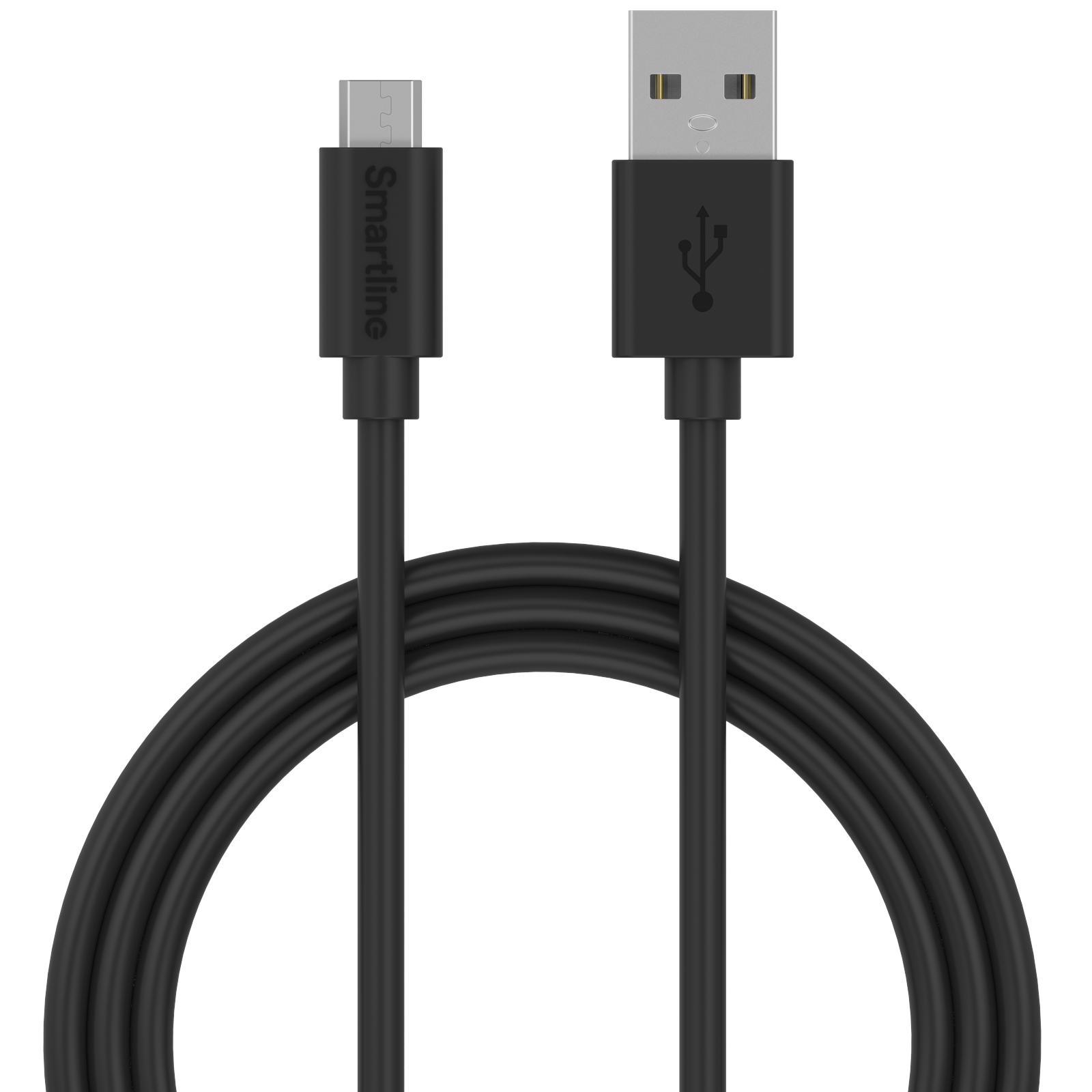 Ladekabel 1m MicroUSB, Hvit