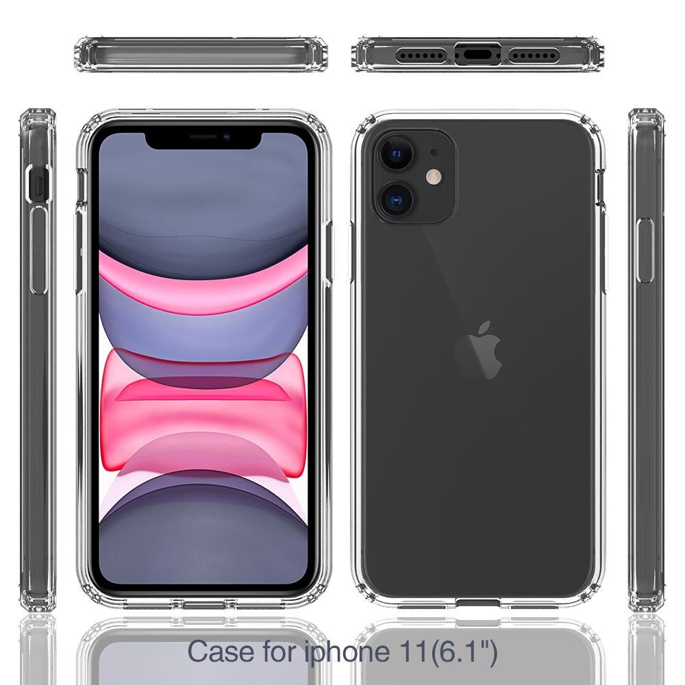 iPhone 11 Crystal Hybrid-deksel, Gjennomsiktig