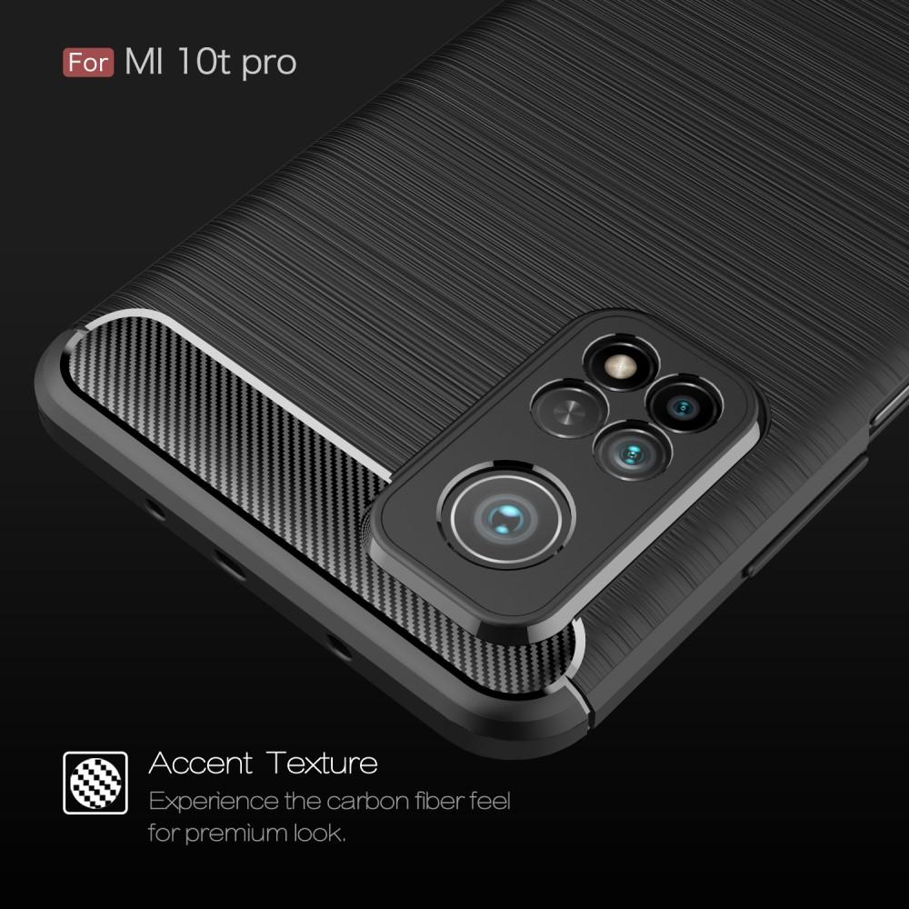 Xiaomi Mi 10T/10T Pro TPU-deksel Brushed, Svart