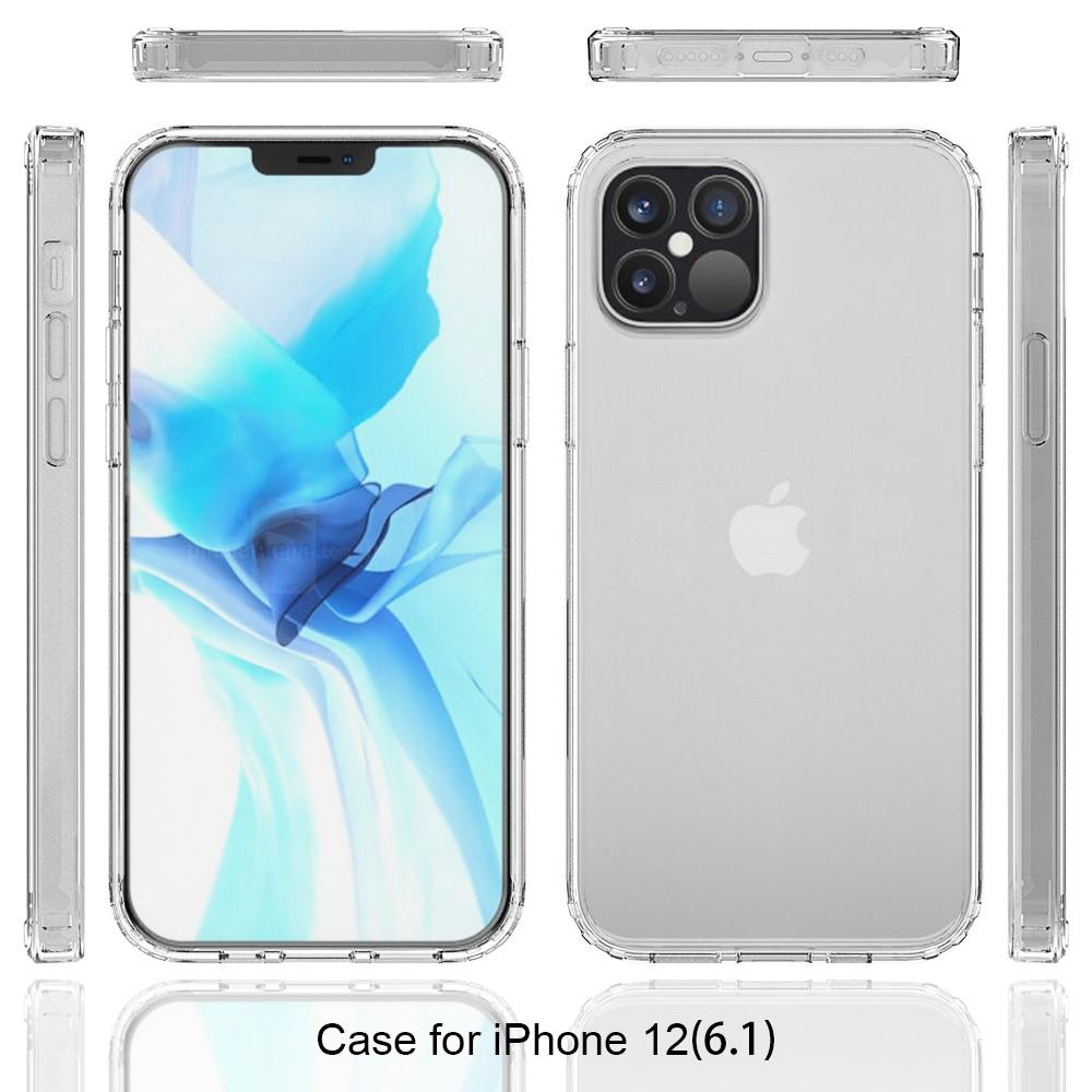 iPhone 12/iPhone 12 Pro Crystal Hybrid-deksel, Gjennomsiktig