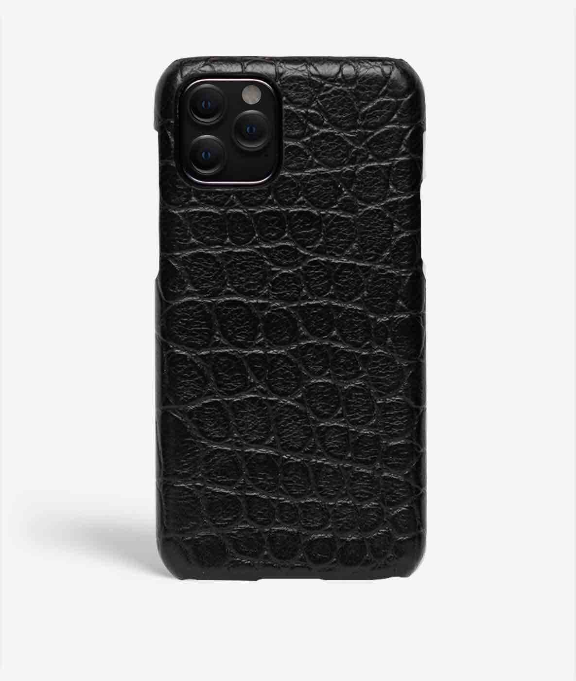 iPhone 11 Pro Deksel Small Croco Black