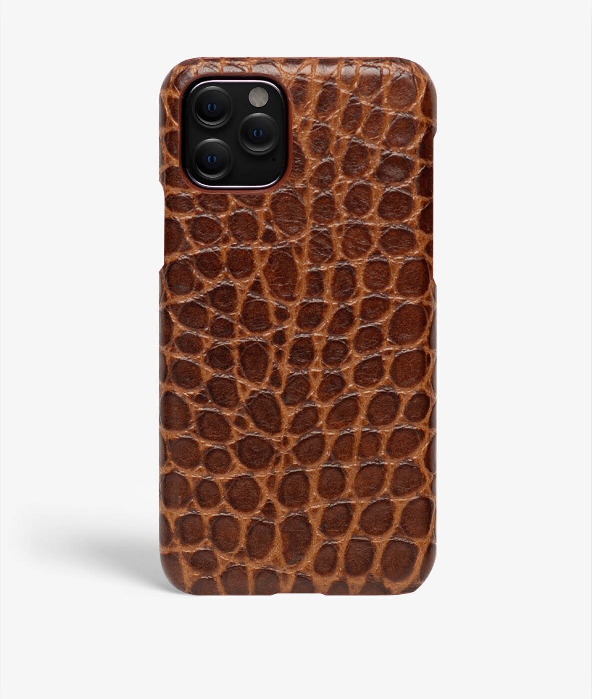 iPhone 11 Pro Deksel Small Croco Brown