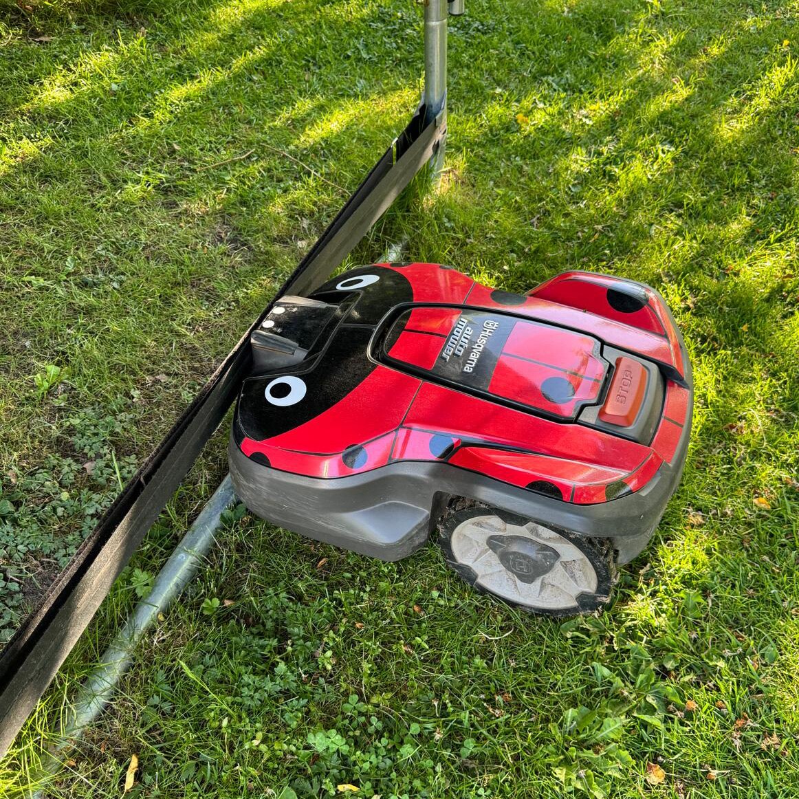 3-pakning Lange Robotgressklipper stopp til trampoliner